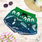 [Custom] Torres Strait Islands Women's Shorts - Blue - Vibe Hoodie