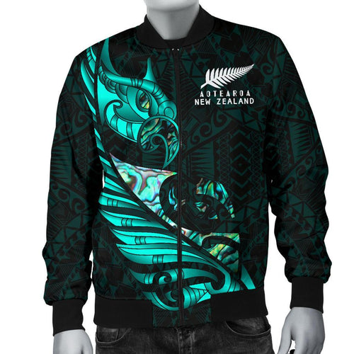 new-zealand-bomber-jacket-for-men-manaia-paua-fern-wing-turquoise