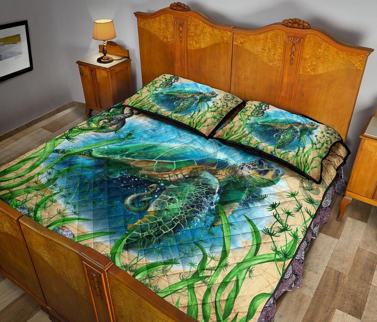 new-zealand-quilt-bed-set-turtle-manaia-maori-vintage