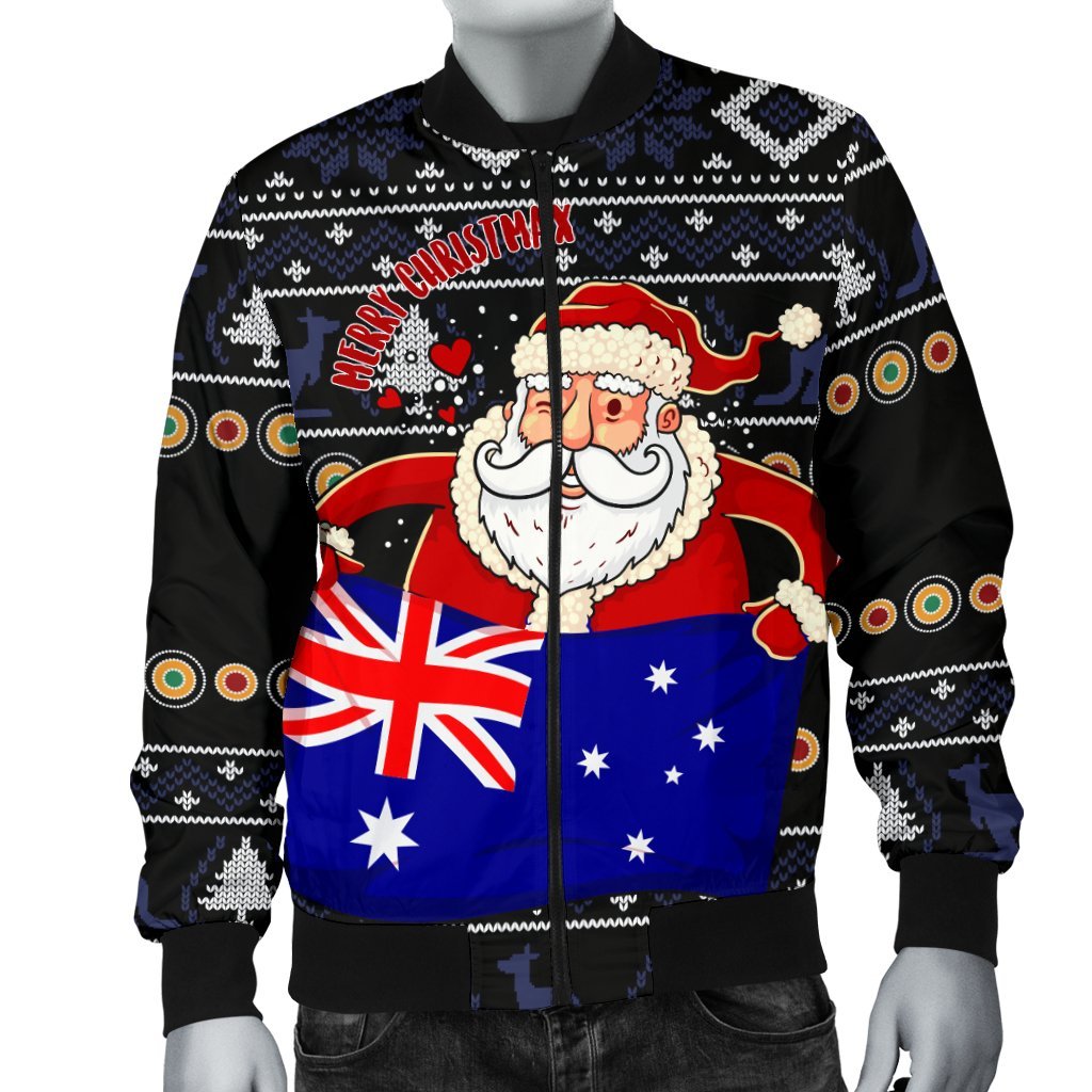 christmas-mens-bomber-jacket-australia-santa-claus-hold-the-flag-black
