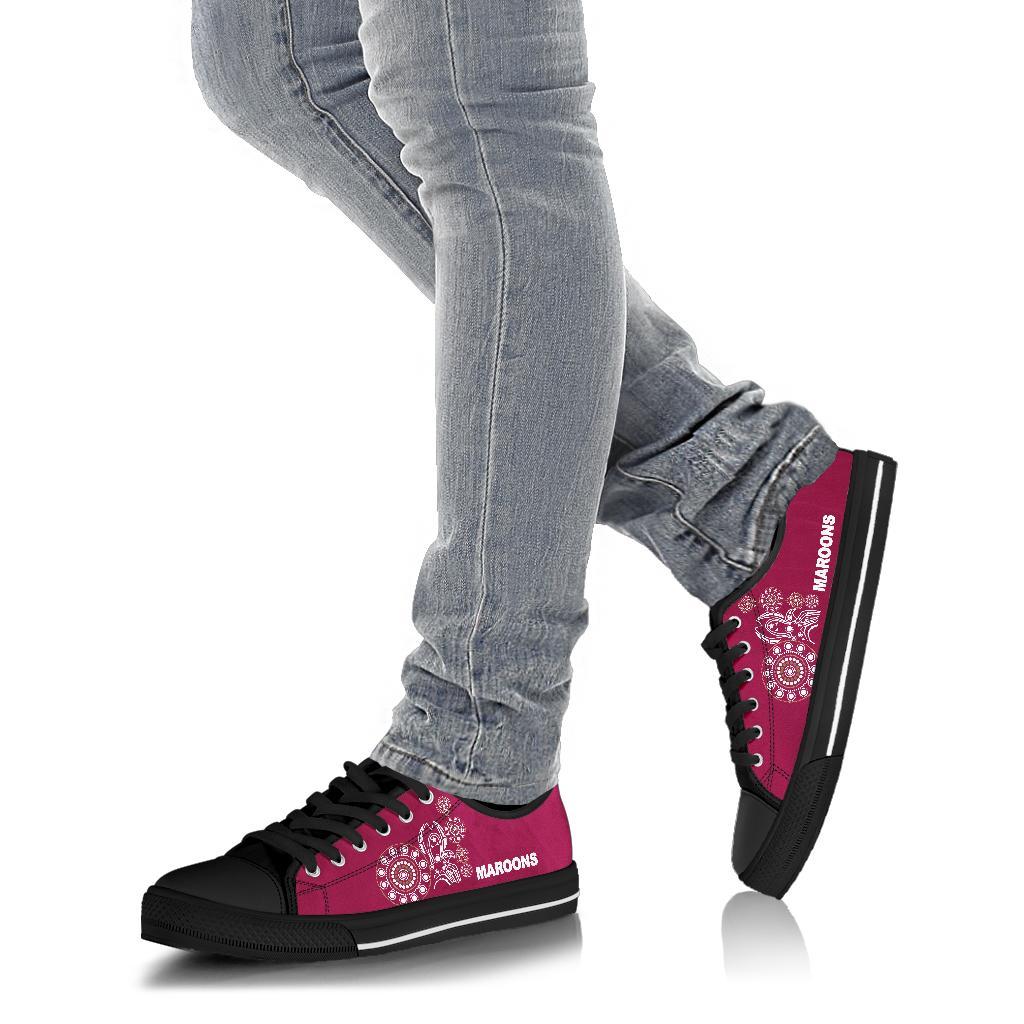 queensland-low-top-shoe-maroons-simple-indigenous