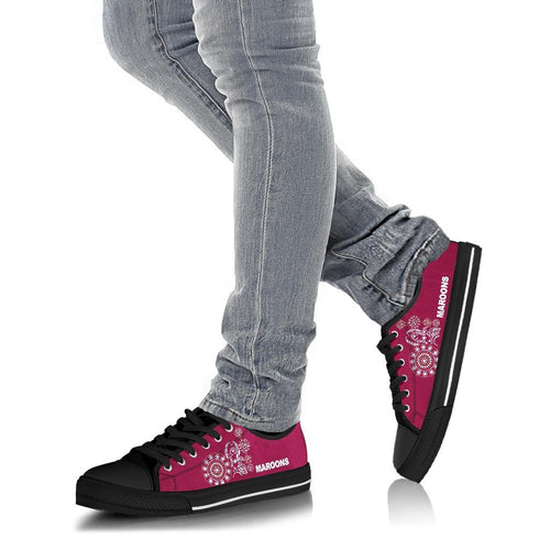 queensland-low-top-shoe-maroons-simple-indigenous