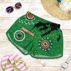 South Sydney Rabbitohs Indigenous Women Shorts Country Style - Vibe Hoodie