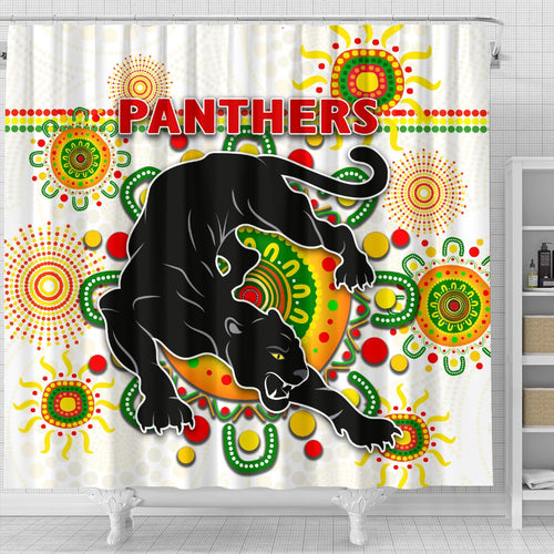 penrith-shower-curtain-indigenous-panthers-white