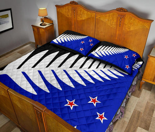 new-zealand-flag-silver-fern-black-white-blue-quilt-bedding-sets