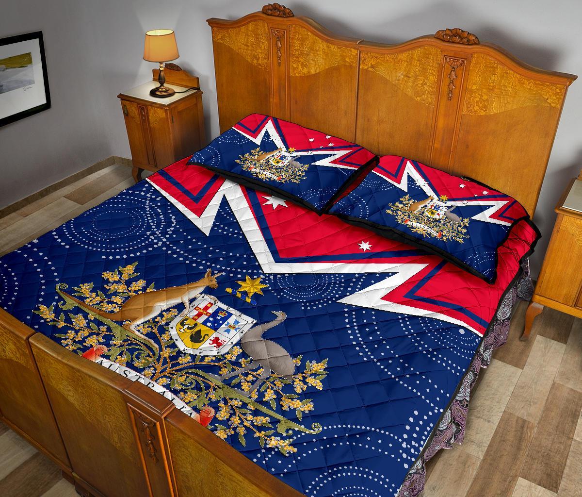 quilt-bed-set-australian-coat-of-arms-flag-color