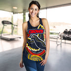 Adelaide Woman Racerback Tank Crows Indigenous - Vibe Hoodie