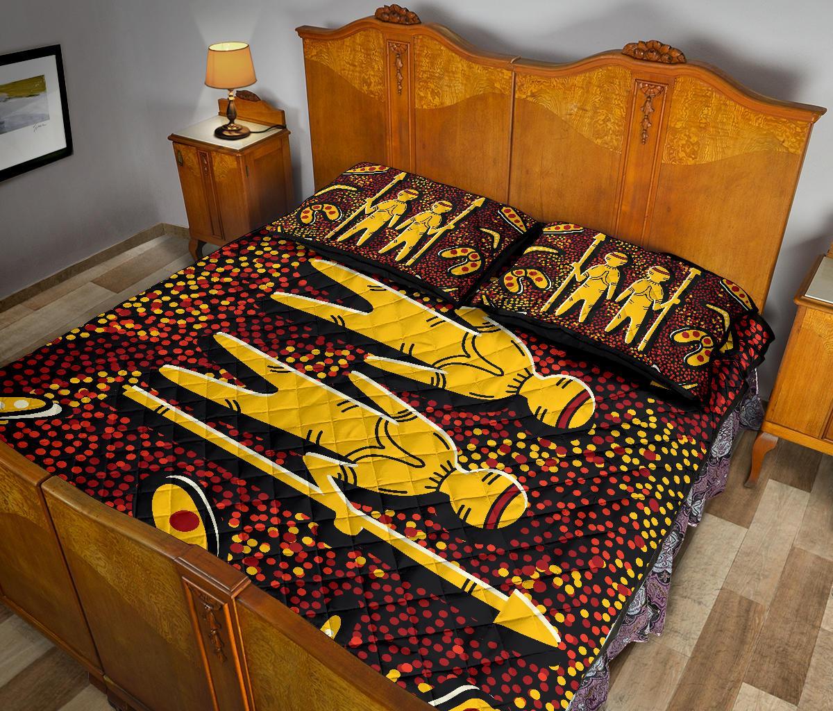 aboriginal-quilt-bed-set-indigenous-people