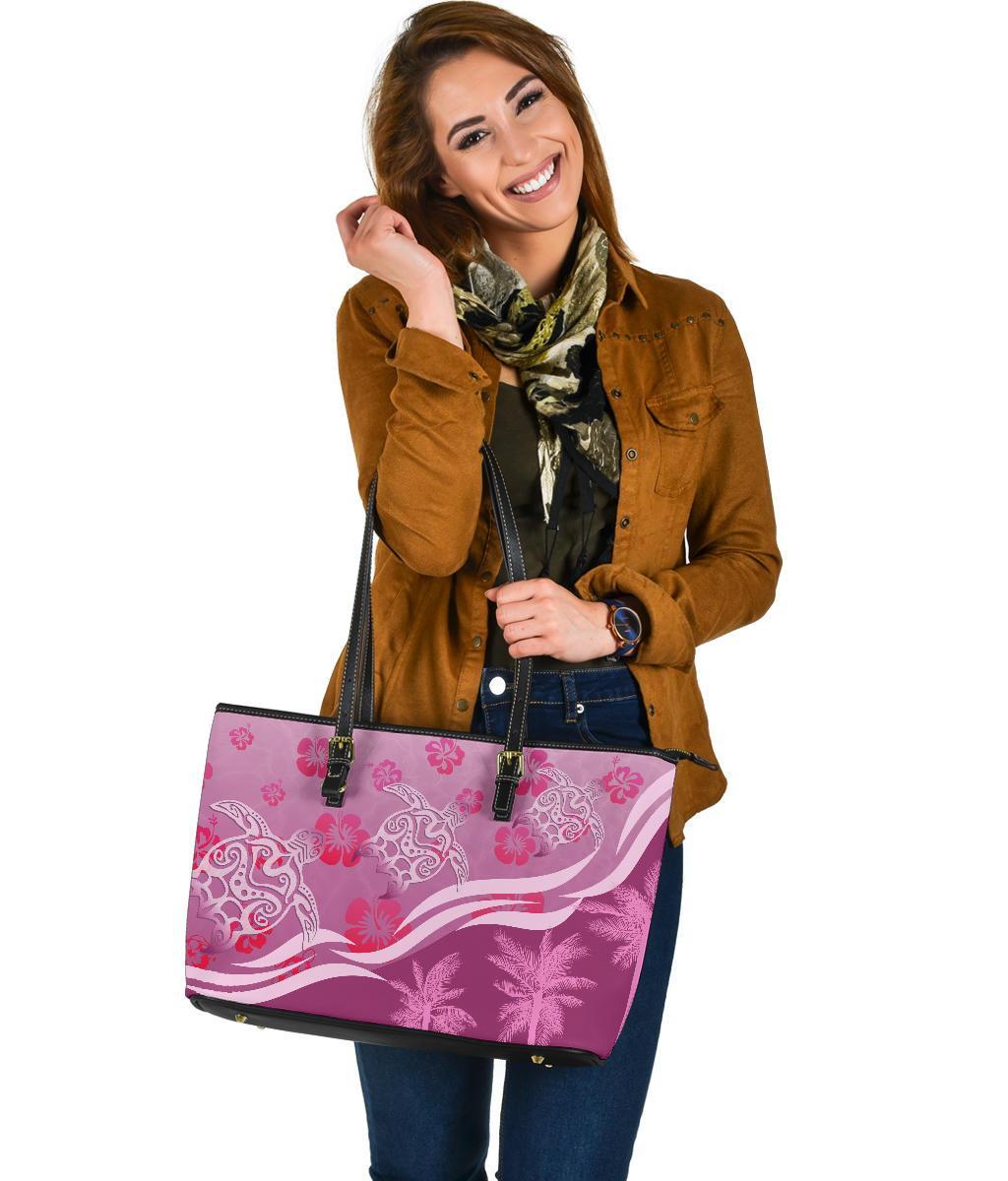 pink-turtle-hibiscus-large-leather-tote