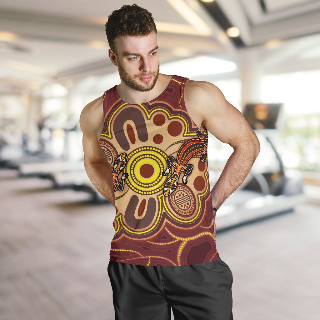 aboriginal-mens-tank-top-indigenous-lizard-dot-painting-art
