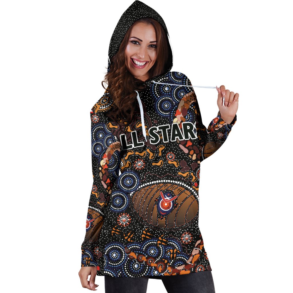 Indigenous Women Hoodie Dress All Stars - Vibe Hoodie