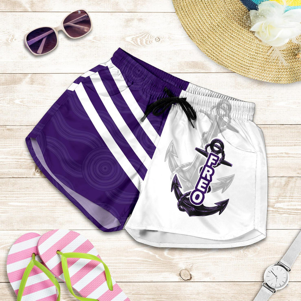Fremantle All Over Print Women's Shorts Freo - Vibe Hoodie