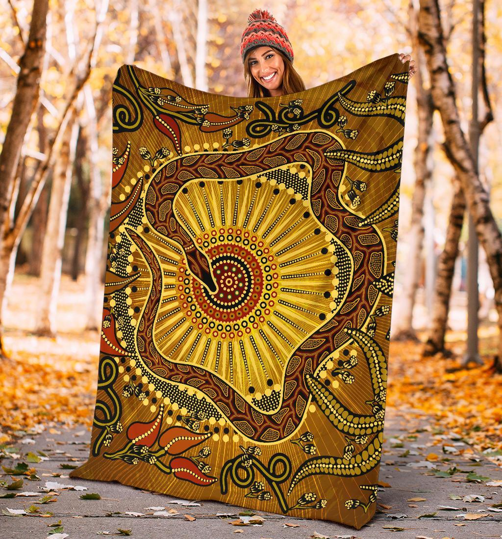 premium-blanket-australian-aboriginal-snake-rainbow-serpent