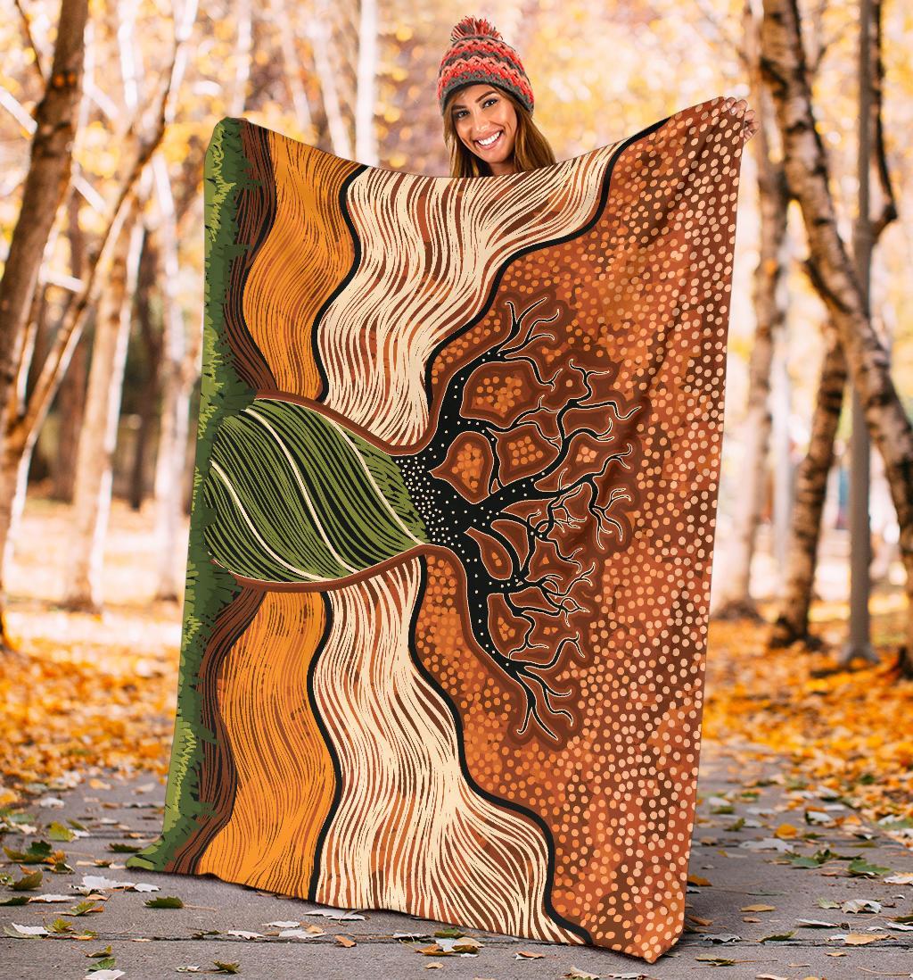 aboriginal-premium-blanket-indigenous-tree