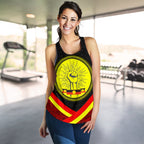 Racerback Tanks - Aboriginal Flag And Animals Pattern - Vibe Hoodie