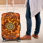 aboriginal-luggage-covers-baby-kangaroo-and-dot-painting-patterns