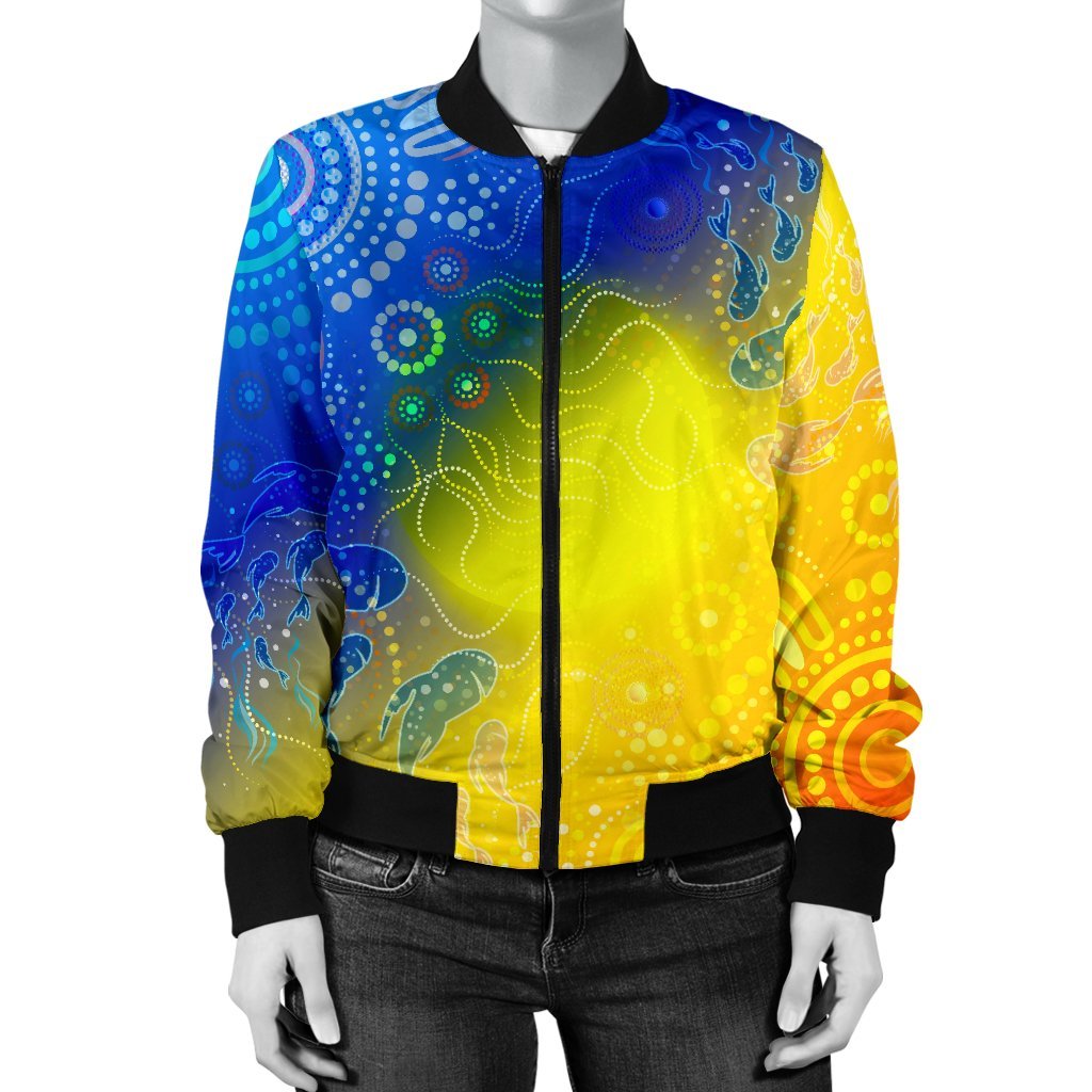 aboriginal-womens-bomber-jacket-indigenous-fishing