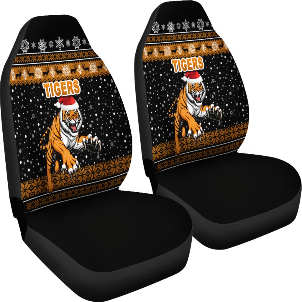 wests-christmas-car-seat-covers-tigers-unique-vibes-black