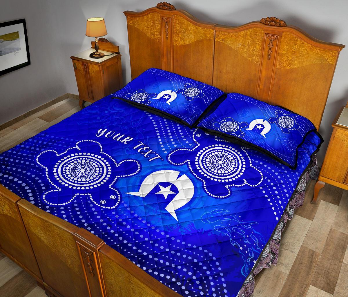 custom-torres-strait-islanders-quilt-bed-sets-torres-symbol-with-indigenous-turtle