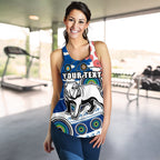 (Custom Personalised) Bulldogs Anzac Day Women Racerback Tank Mix Indigenous - Vibe Hoodie