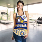 Eels Rugby Women Racerback Tank Indigenous Parramatta Newest White - Vibe Hoodie