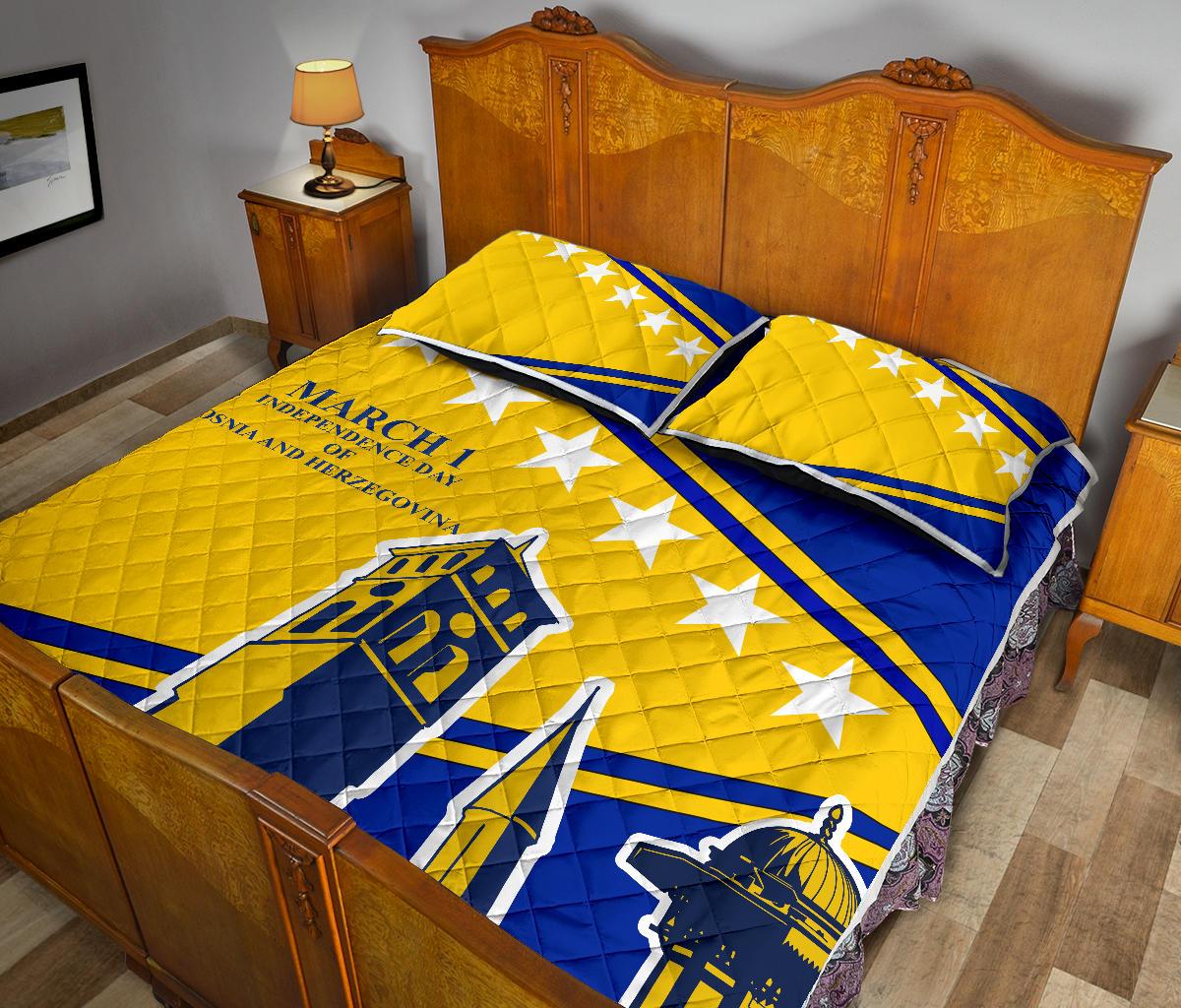 1sttheworld-quilt-bed-set-bosnia-and-herzegovina