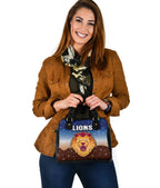 Brisbane Lions Shoulder Handbag Simple Indigenous - Vibe Hoodie