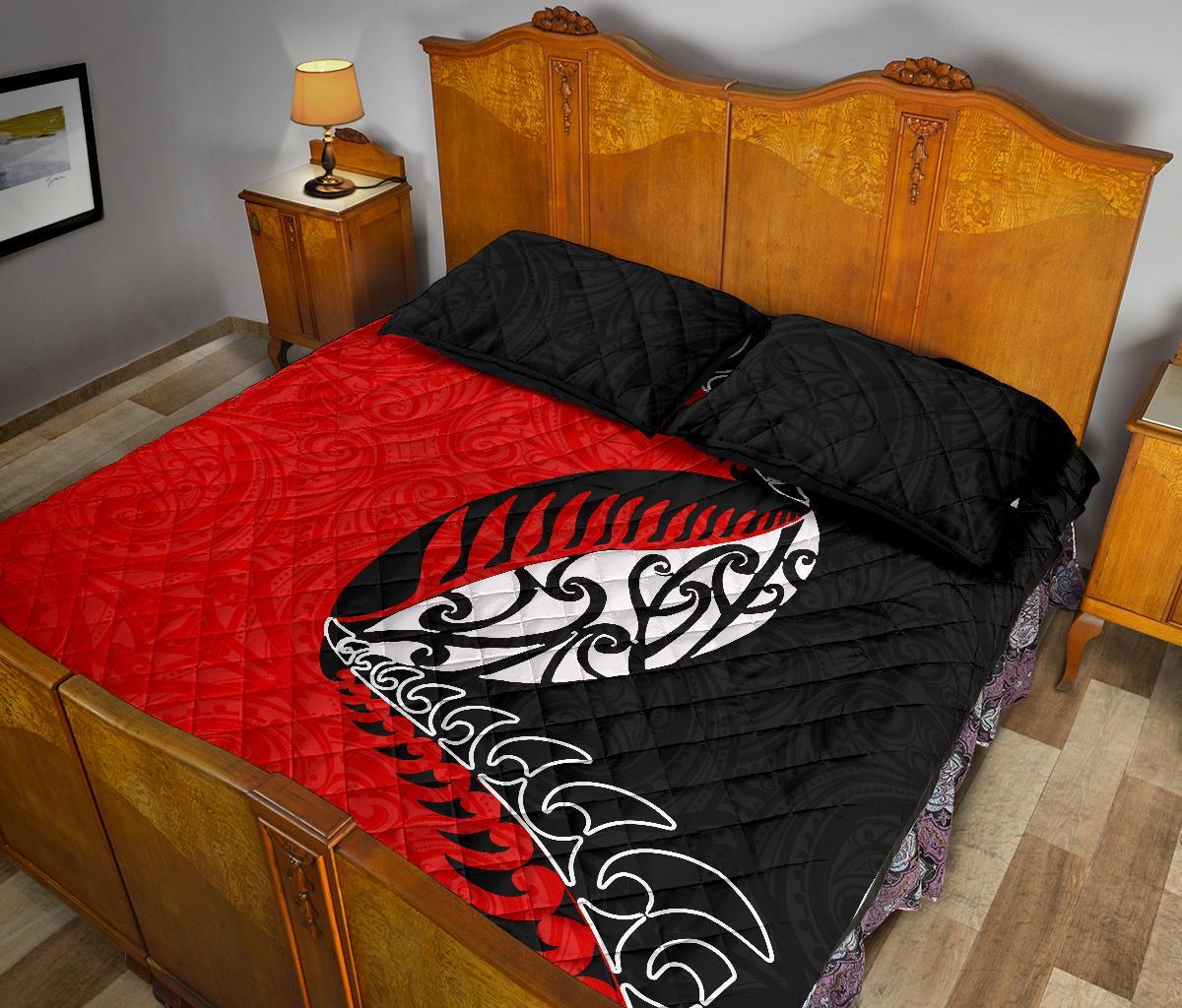 aotearoa-rugby-fern-quilt-bed-set-red