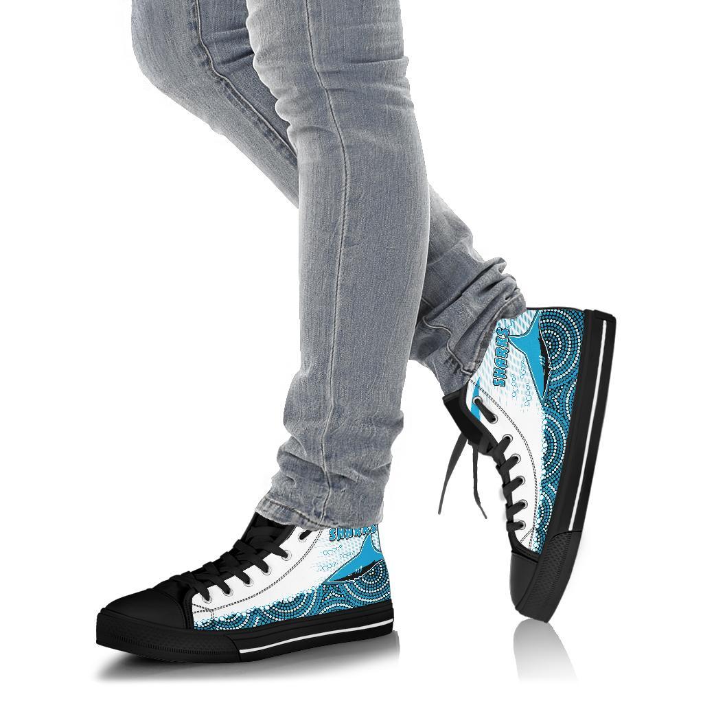 sharks-high-top-shoe-cronulla-indigenous-unique