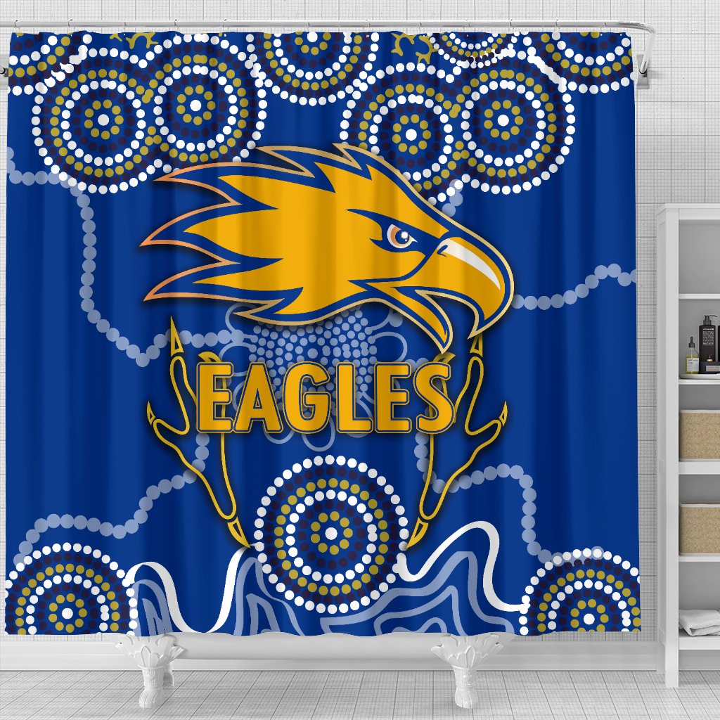 eagles-indigenous-shower-curtain-west-coast