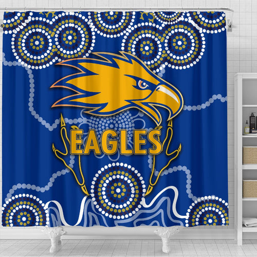 eagles-indigenous-shower-curtain-west-coast