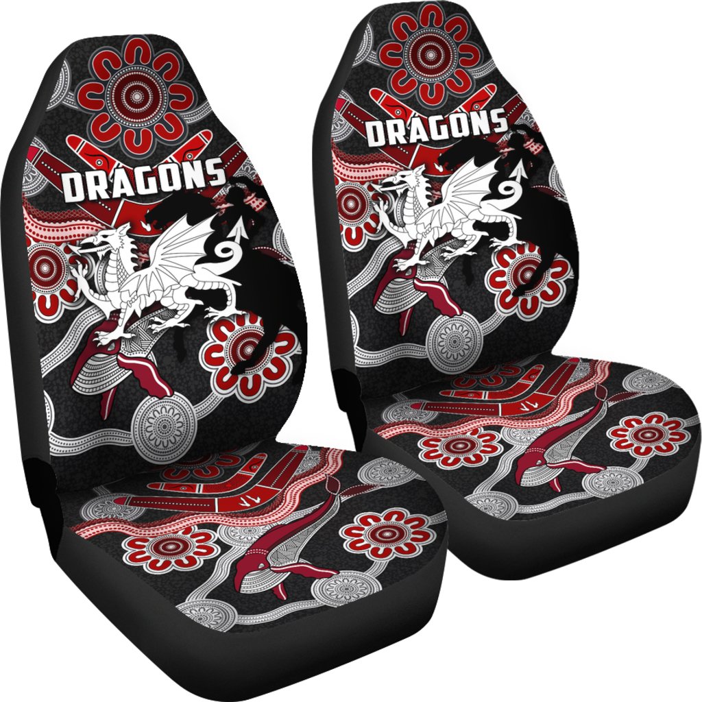 dragons-car-seat-covers-st-george-indigenous-black