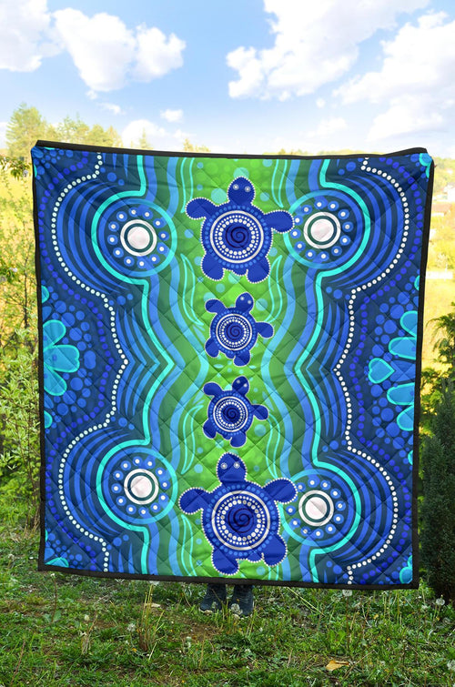 1staustrali-aboriginal-premium-quilt-aboriginal-turtle-family