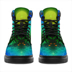 aboriginal-all-seaason-boots-indigenous-turtle-ocean-dot-painting-art