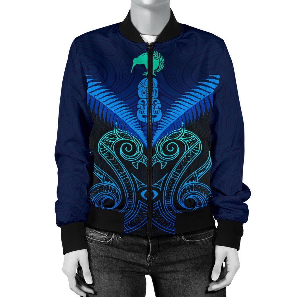 maori-manaia-new-zealand-women-bomber-jacket-blue