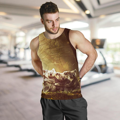 mens-tank-top-koala-family-landscape-art