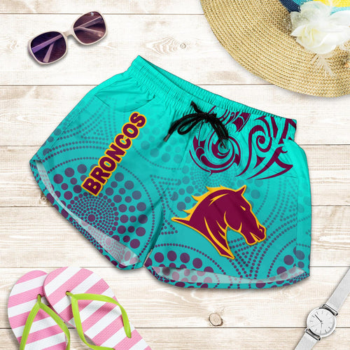 Brisbane Broncos Women Shorts Maori With Aboriginal - Vibe Hoodie