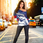 Western Bulldogs Off Shoulder Sweater - Vibe Hoodie