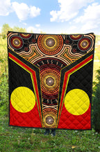 premium-quilt-aboriginal-with-dot-painting-art