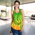 New Zealand Maori Mangopare Women Racerback Tank Polynesian - Rasta - Vibe Hoodie