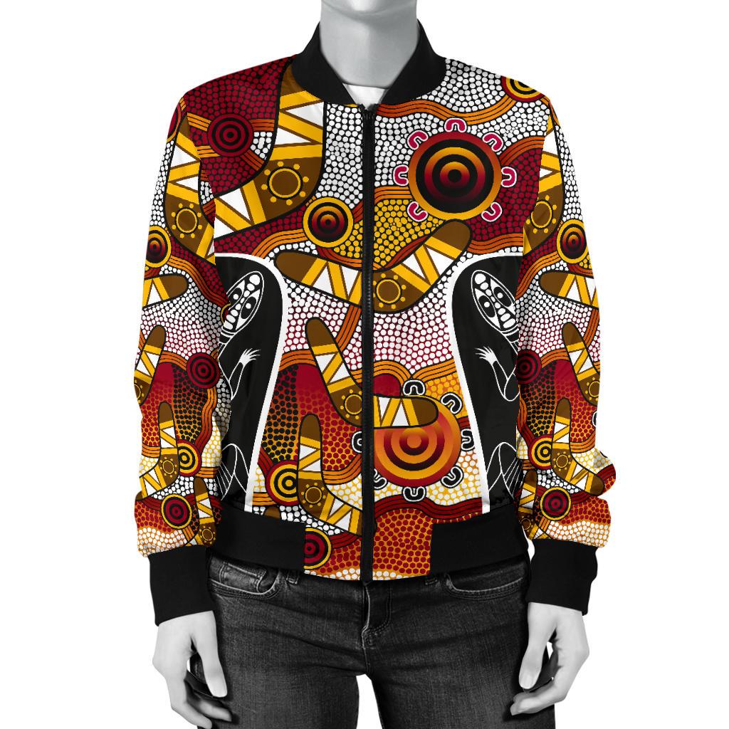 bomber-jacket-aboriginal-dot-painting-lizard-jacket-women