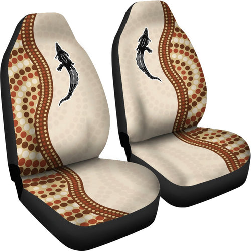 aboriginal-car-seat-cover-dot-painting-crocodile