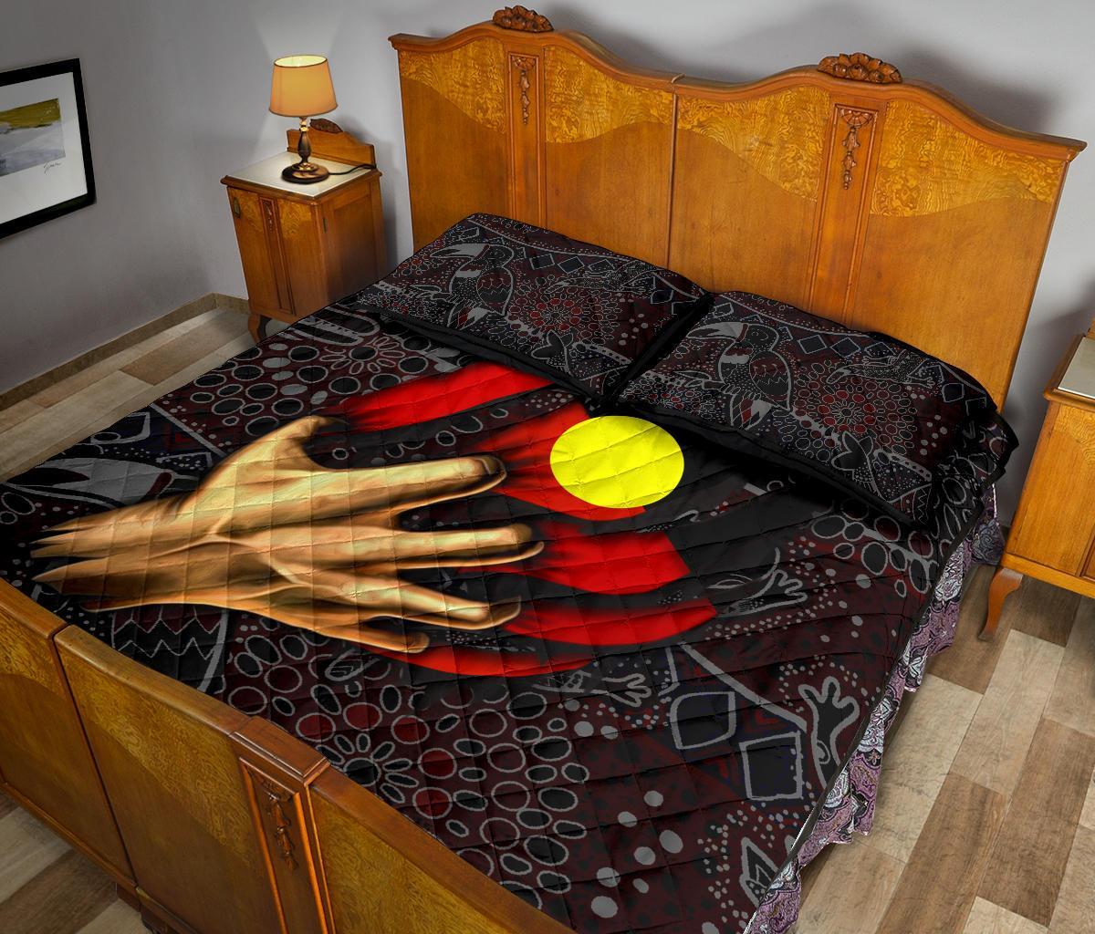 aboriginal-quilt-bed-set-aboriginal-blood-in-me