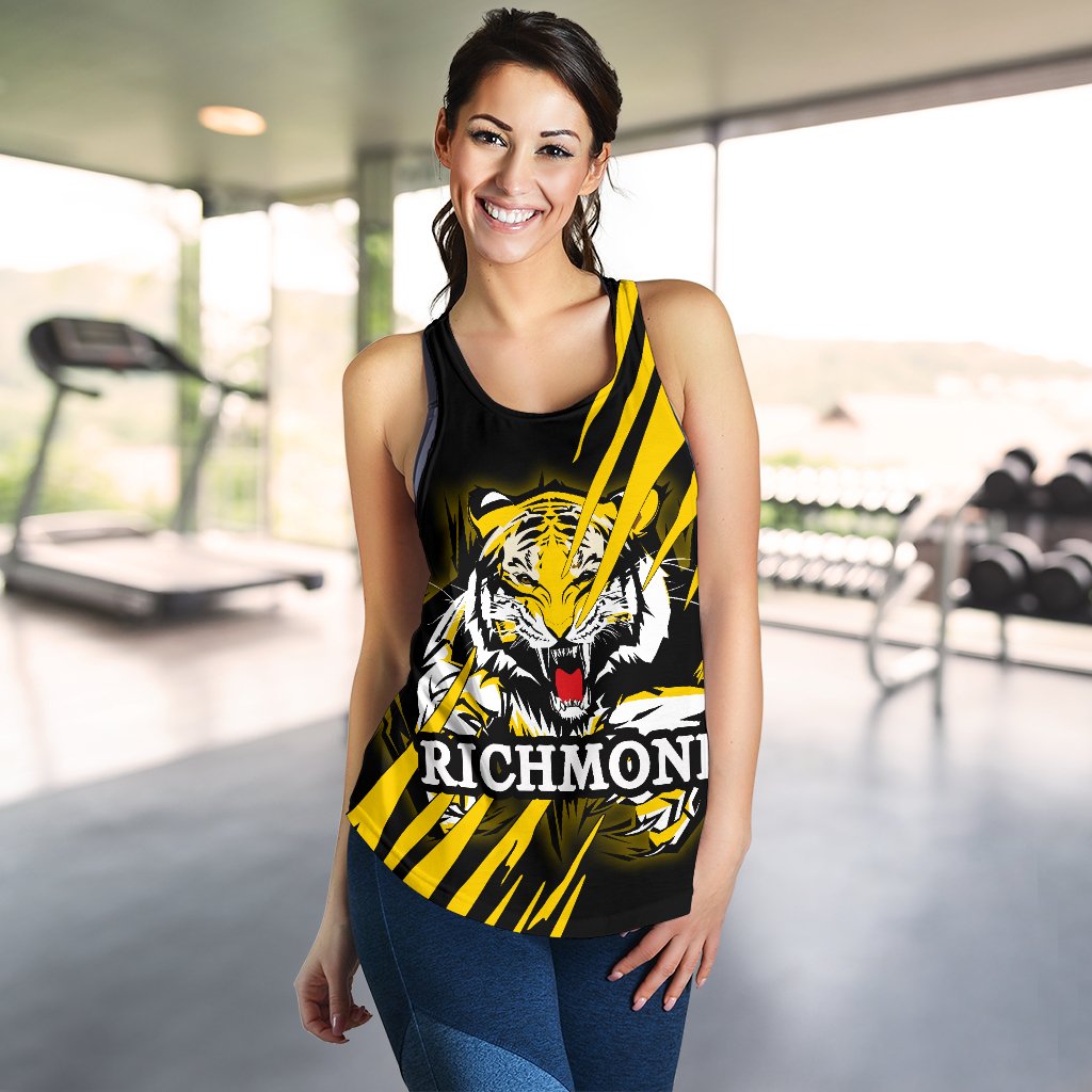 Richmond Tigers Women's Racerback Tank - Vibe Hoodie