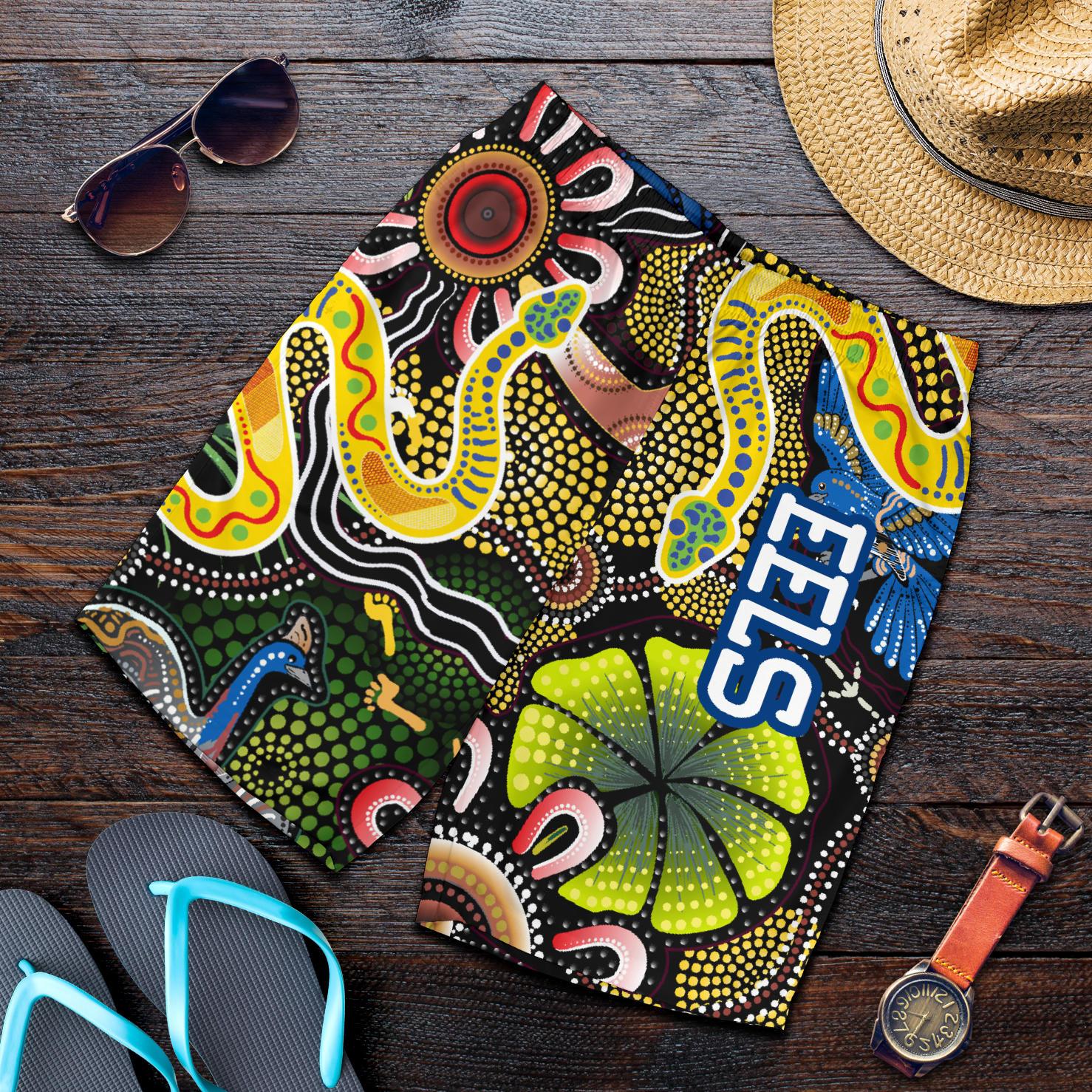 parramatta-eels-men-shorts-aboriginal-ethnic-style