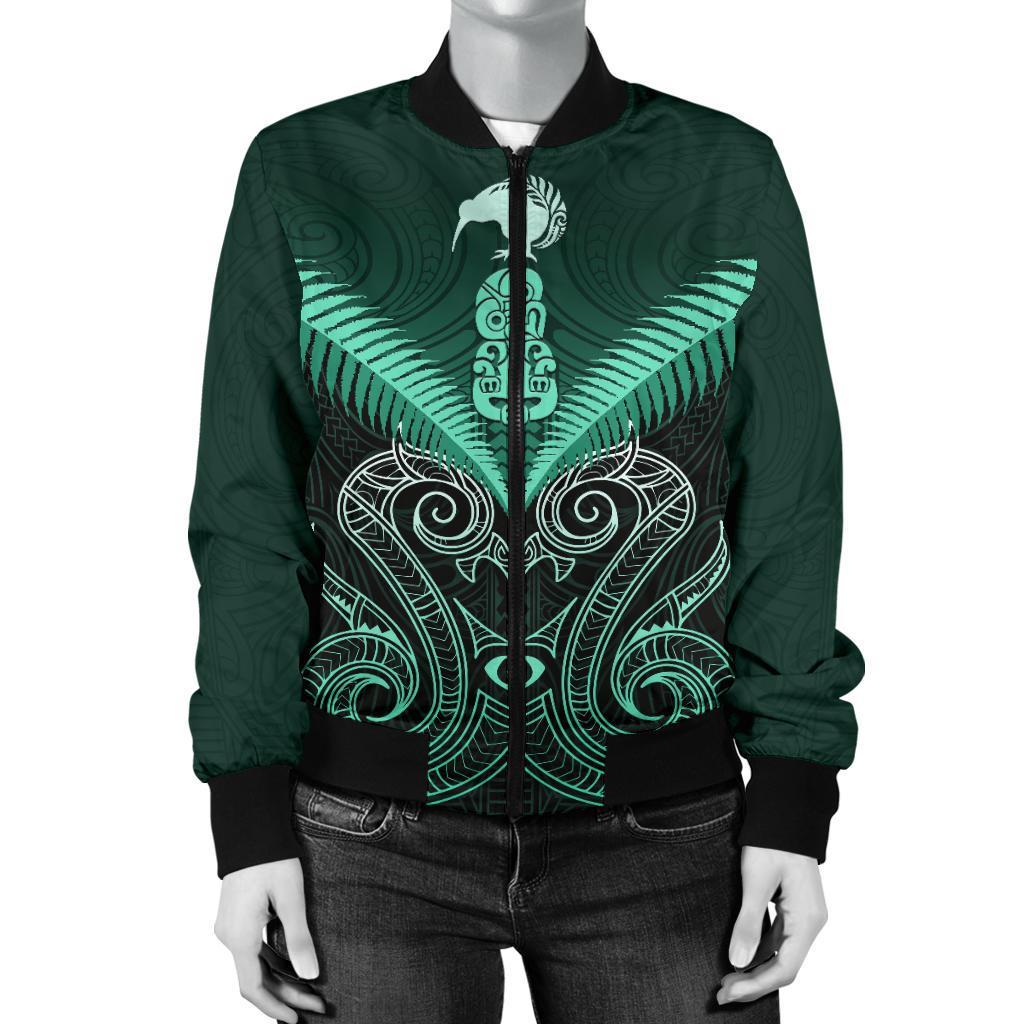 maori-manaia-new-zealand-women-bomber-jacket-turquoise