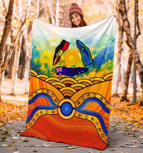 aboriginal-premium-blanket-australia-kangaroo-naidoc-week-2021