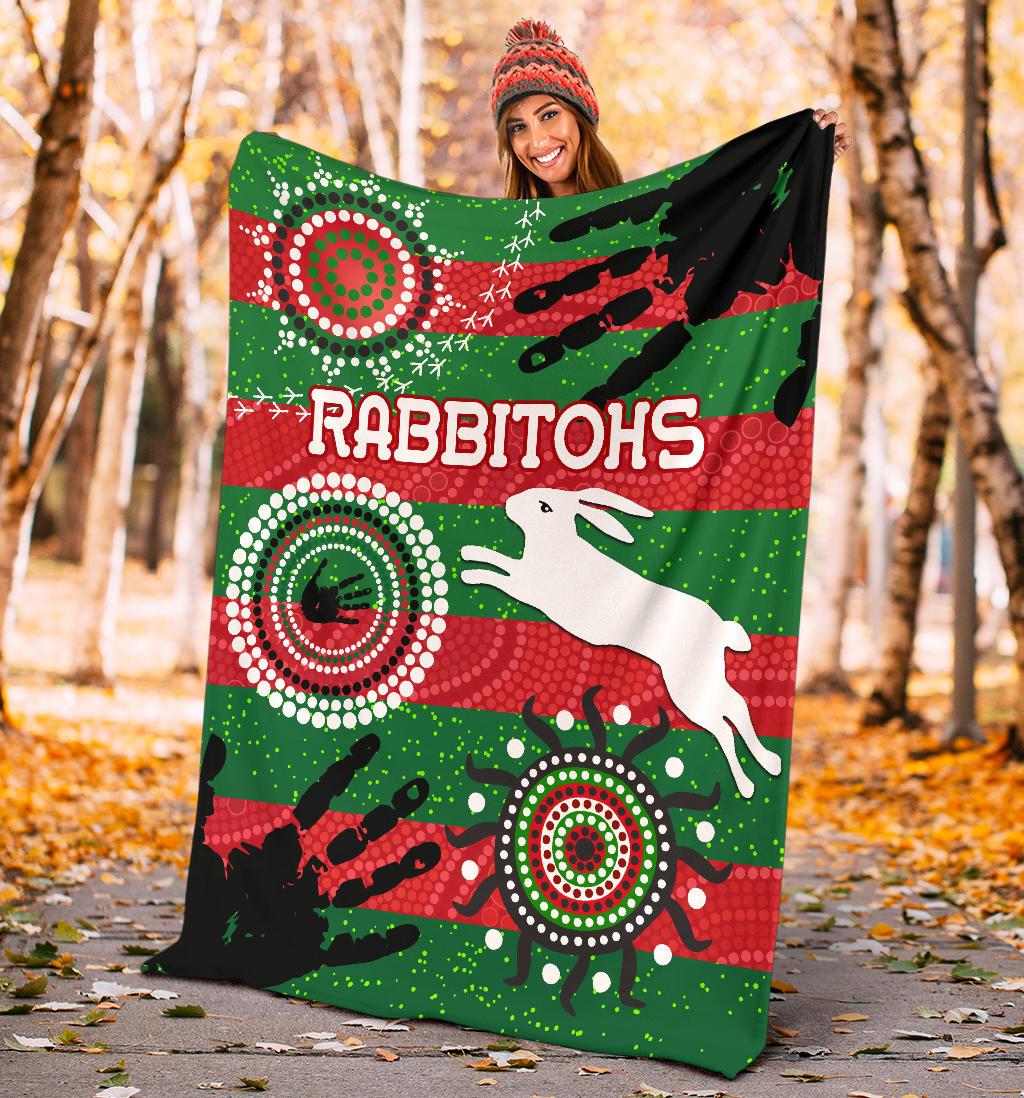 south-sydney-rabbitohs-indigenous-premium-blanket-country-style-no-1