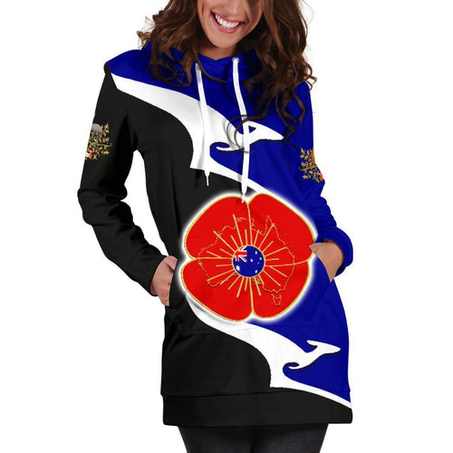 anzac-hoodie-dress-lest-we-forget-poppy-map-kangaroo-blue