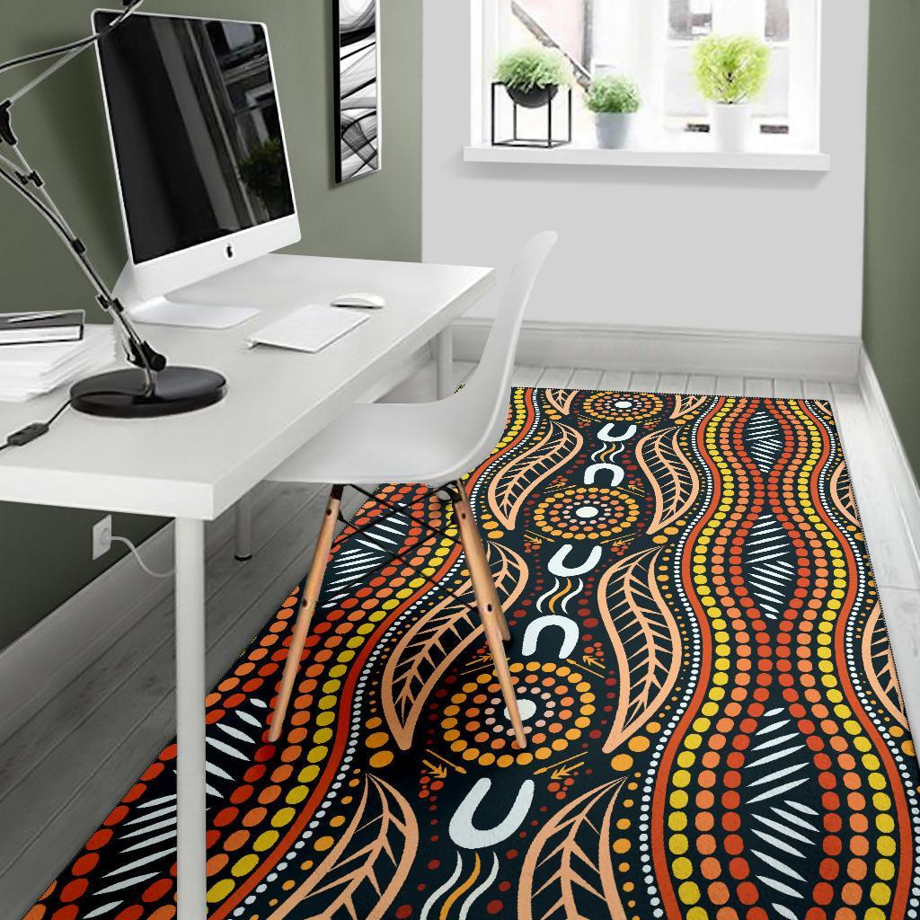 aboriginal-area-rug-indigenous-dot-painting